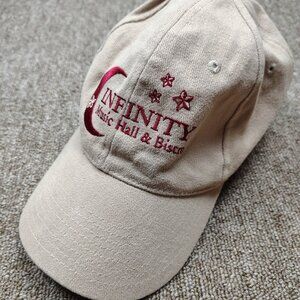 INFINITY MUSIC HALL BISTRO Hat Strapback Adjustable Brown Embroidered Cotton CT